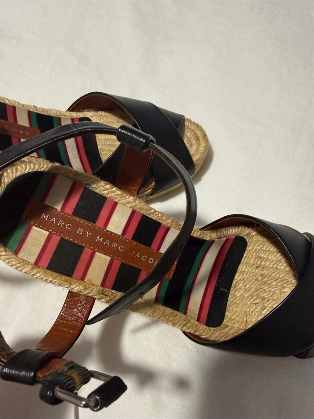 Marc by Marc Jacobs Black Wedges Size 37